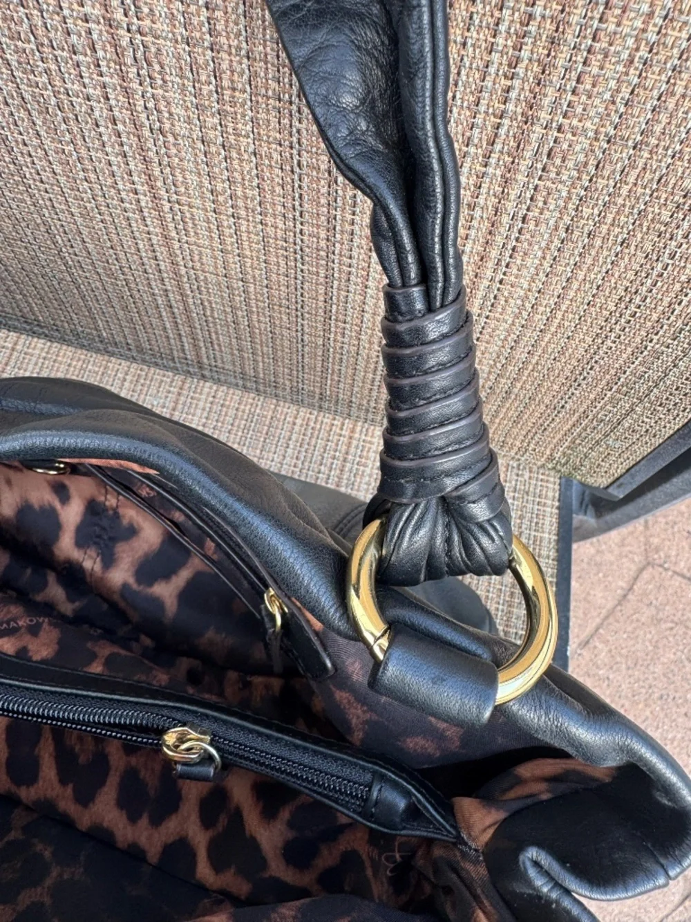 B Makowsky Hobo Tassel Bag
